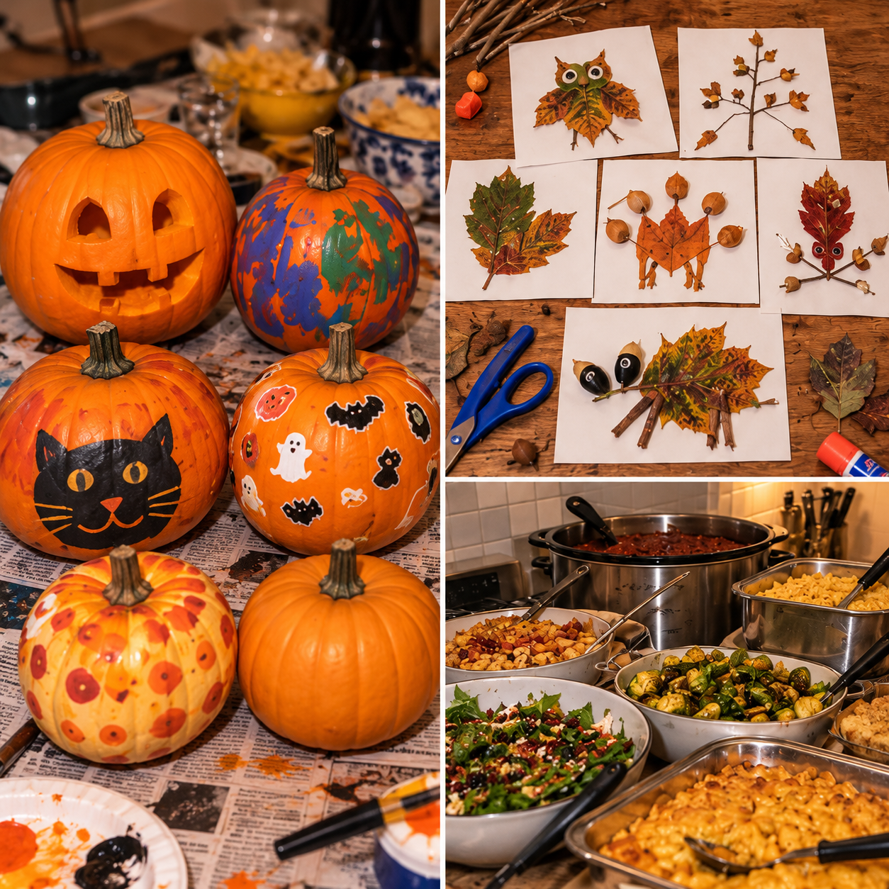 Holiday Drop-in Bundle preview — pumpkins, leaf crafts, and the Friendsgiving buffet